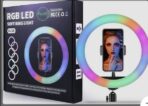 RGB LED Ring Light with Mobile Holder