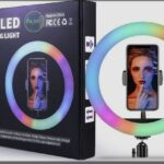 RGB LED Ring Light with Mobile Holder
