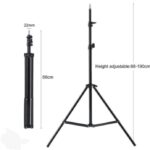 Adjustable Light Stand Tripod 68cm to 190cm Height